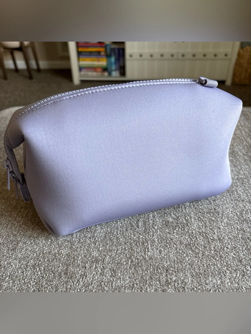 Dagne Dover Hunter Toiletry Bag - Light Lavender Neoprene Zip Pouch
